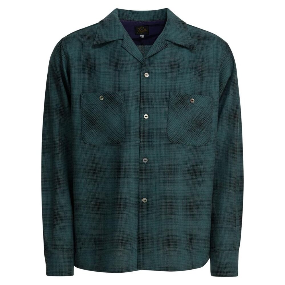 Needles Checked Wool One-Up Shirt Tag Size L Men